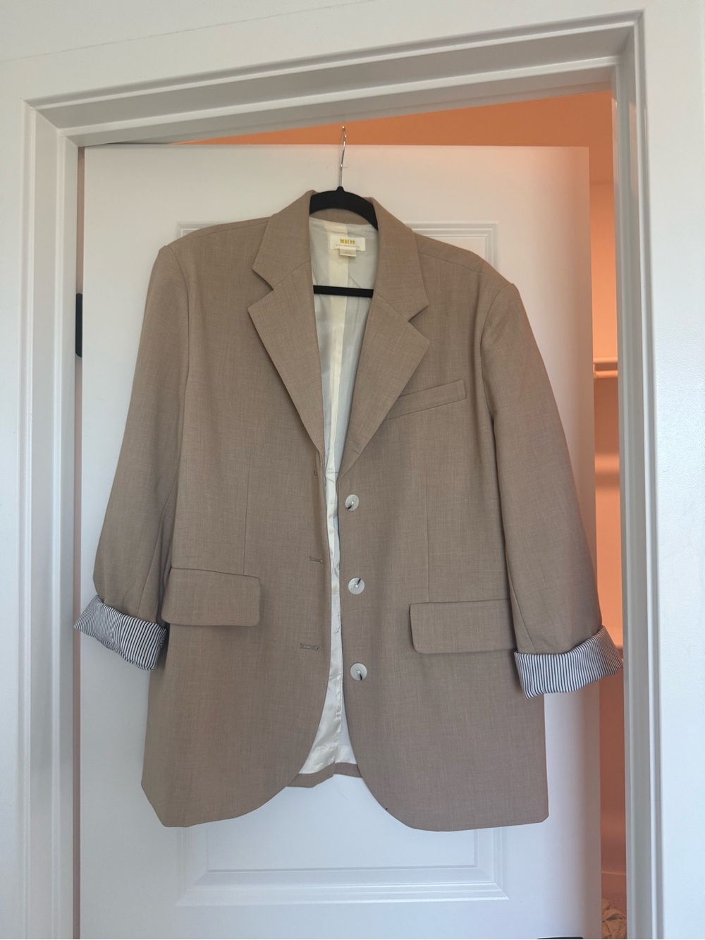 Anthropologie Maeve oversized blazer